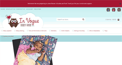 Desktop Screenshot of invoguebabygear.com